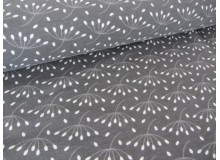 Stretch Sweat Pusteblume verblümt grau anthrazit